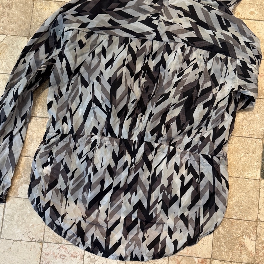 Nike Abstract Pattern Jacket - Black, Gray, White - Picture 4 of 4